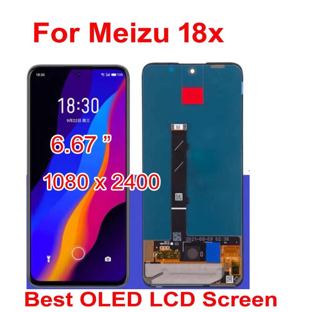 ְ ۵ OLED LCD ÷ ġ г ȭ Ÿ    Meizu 18X 6.67 ȭ Pantalla ü